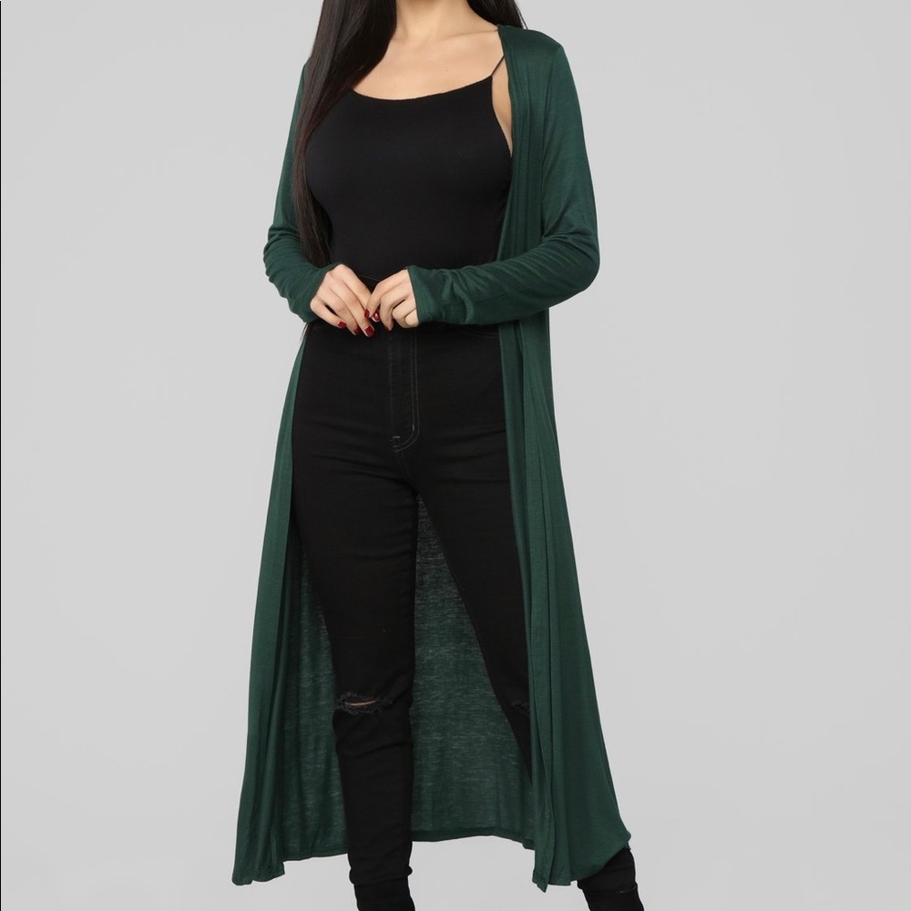 Green Cardigan